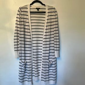 Halogen Black and White Duster